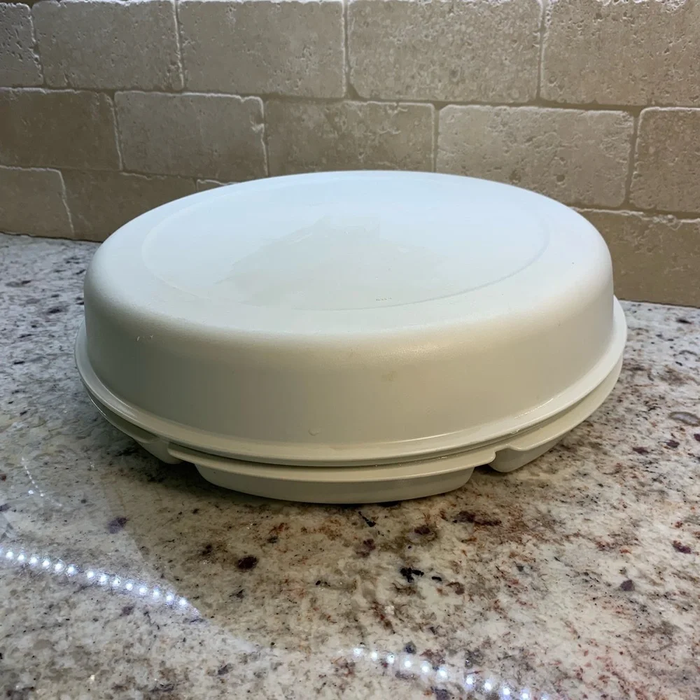 Tupperware vegetable and dip tray with lid
